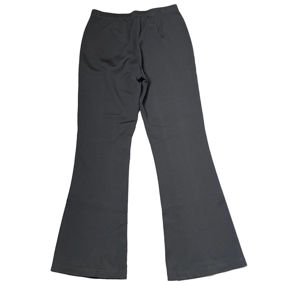 St. John Pants Size 8 Brown Womens Pull On Wool Blend Flare Leg Elastic 30X33 - Picture 5 of 5